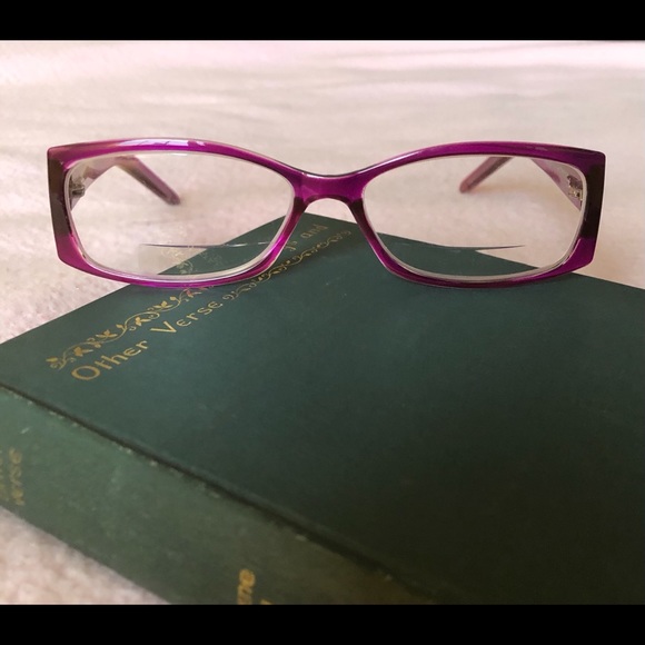 professional Accessories - Eyeglass frames purple geometric shape